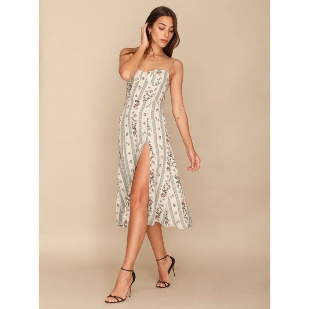 Reformation Juliette midi dress in Heath size 6